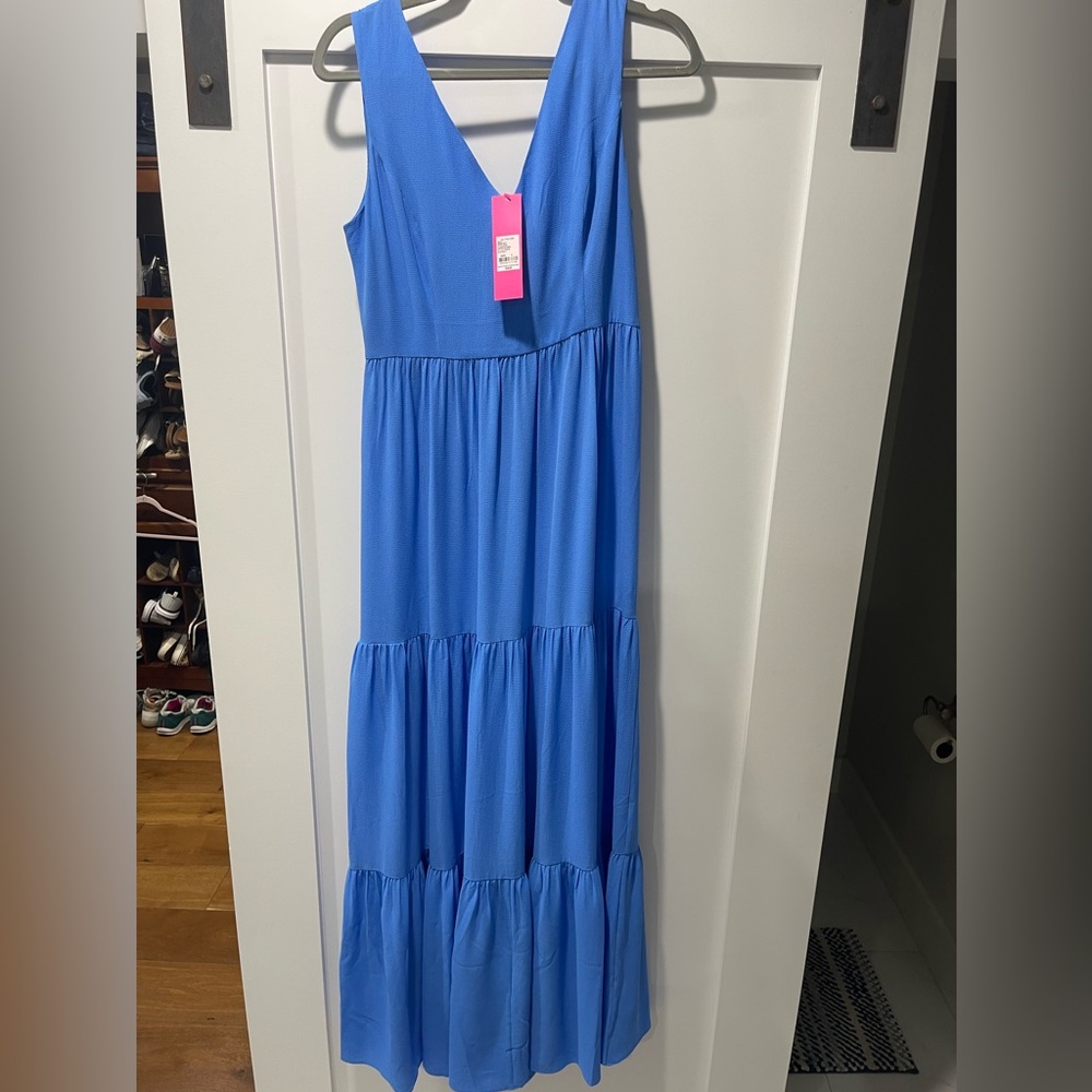 Lilly Pulitzer size 6 NWT long maxi with back zipper